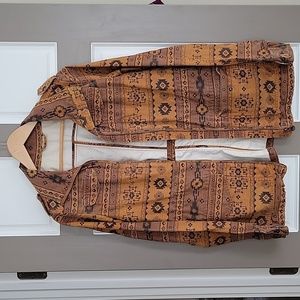 RARE European Retro VINTAGE Aztec Southwestern Jacket Germany